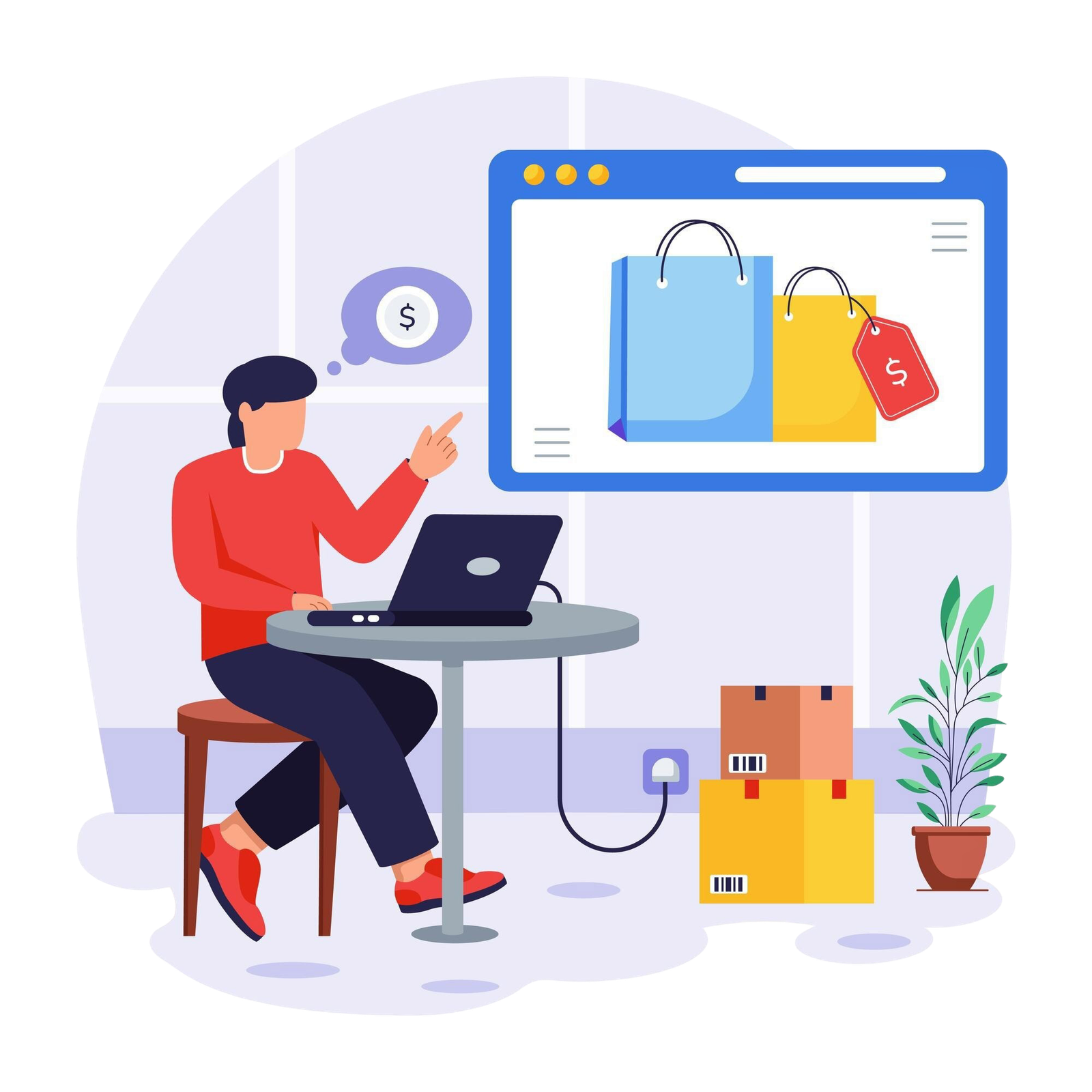 Shopping Illustration