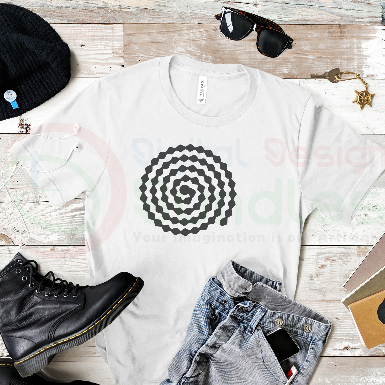 Rolled Flower SVG-1