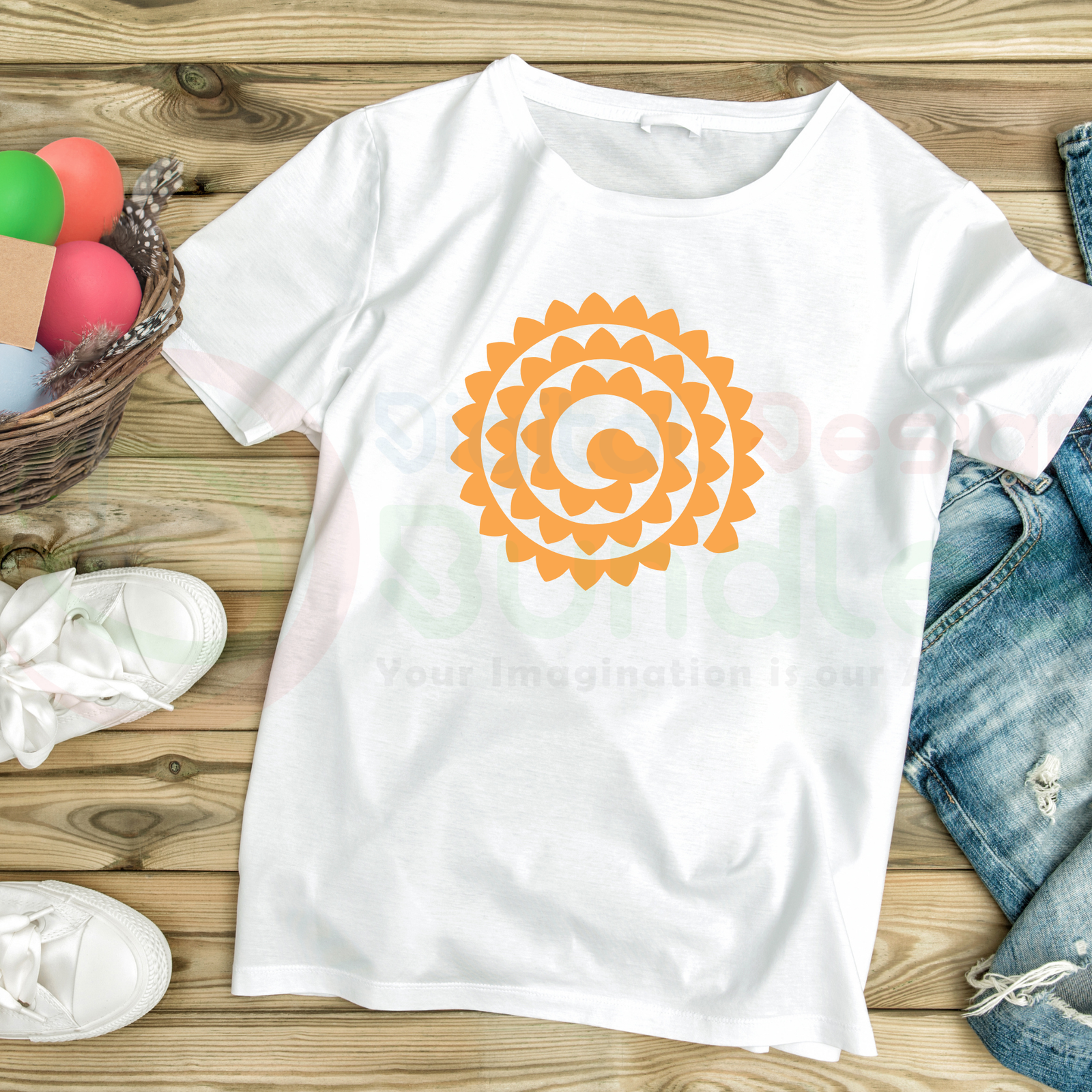 Rolled Flower SVG-1