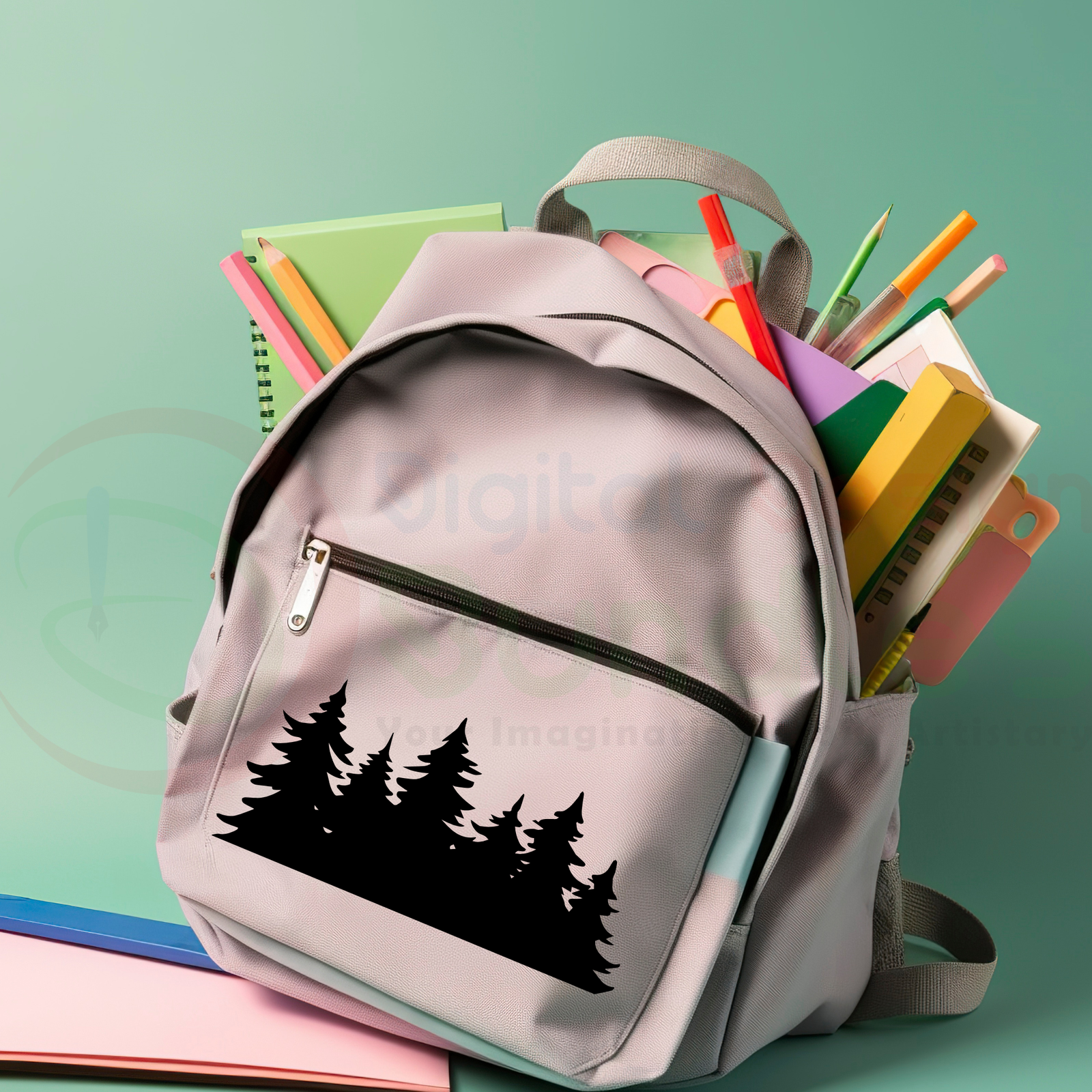 Mountain Forest SVG