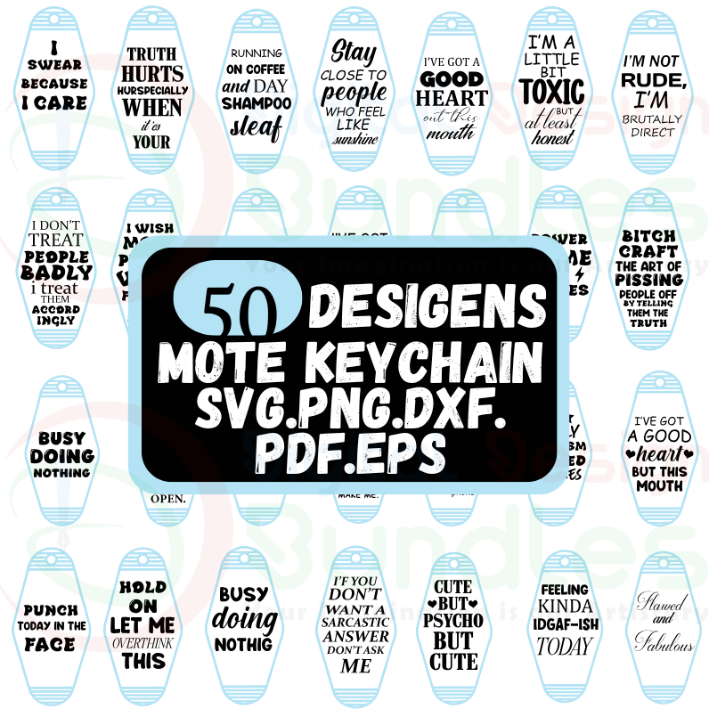 Motel Keychain SVG