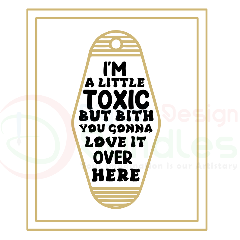 Motel Keychain SVG