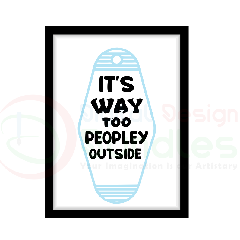 Motel Keychain SVG