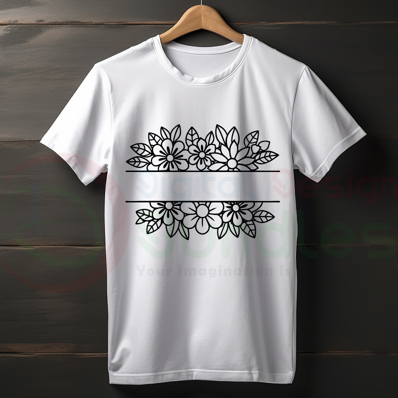 Floral Fram SVG