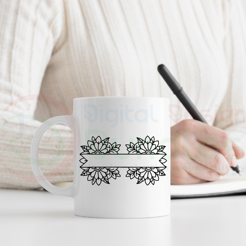 Floral Fram SVG