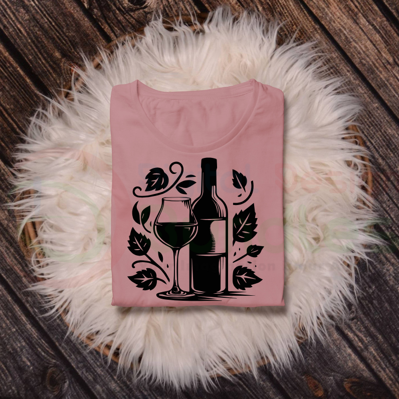 Wine and Cheese SVG