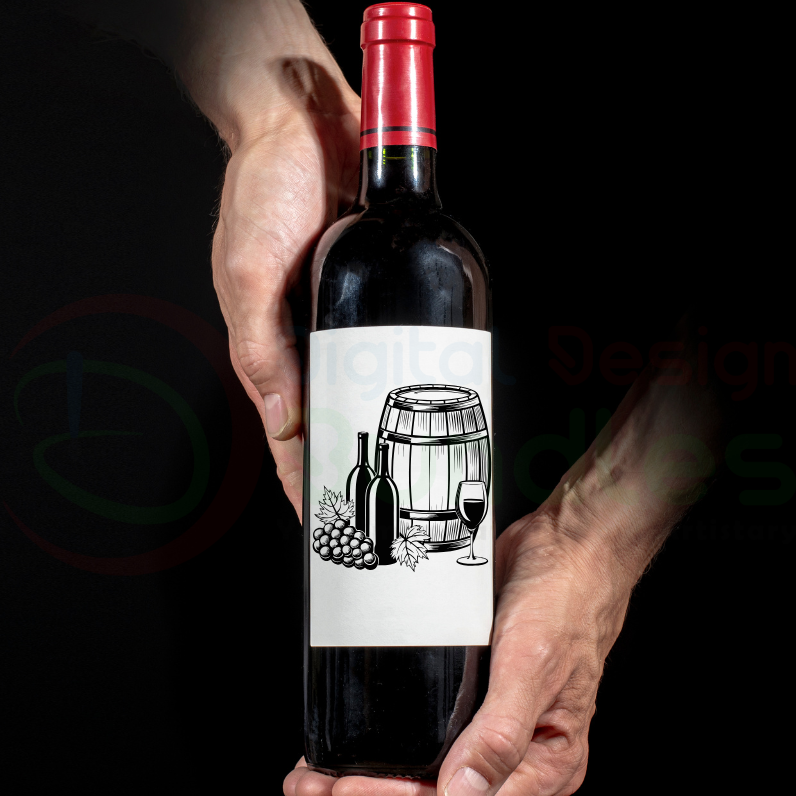 Wine and Cheese SVG