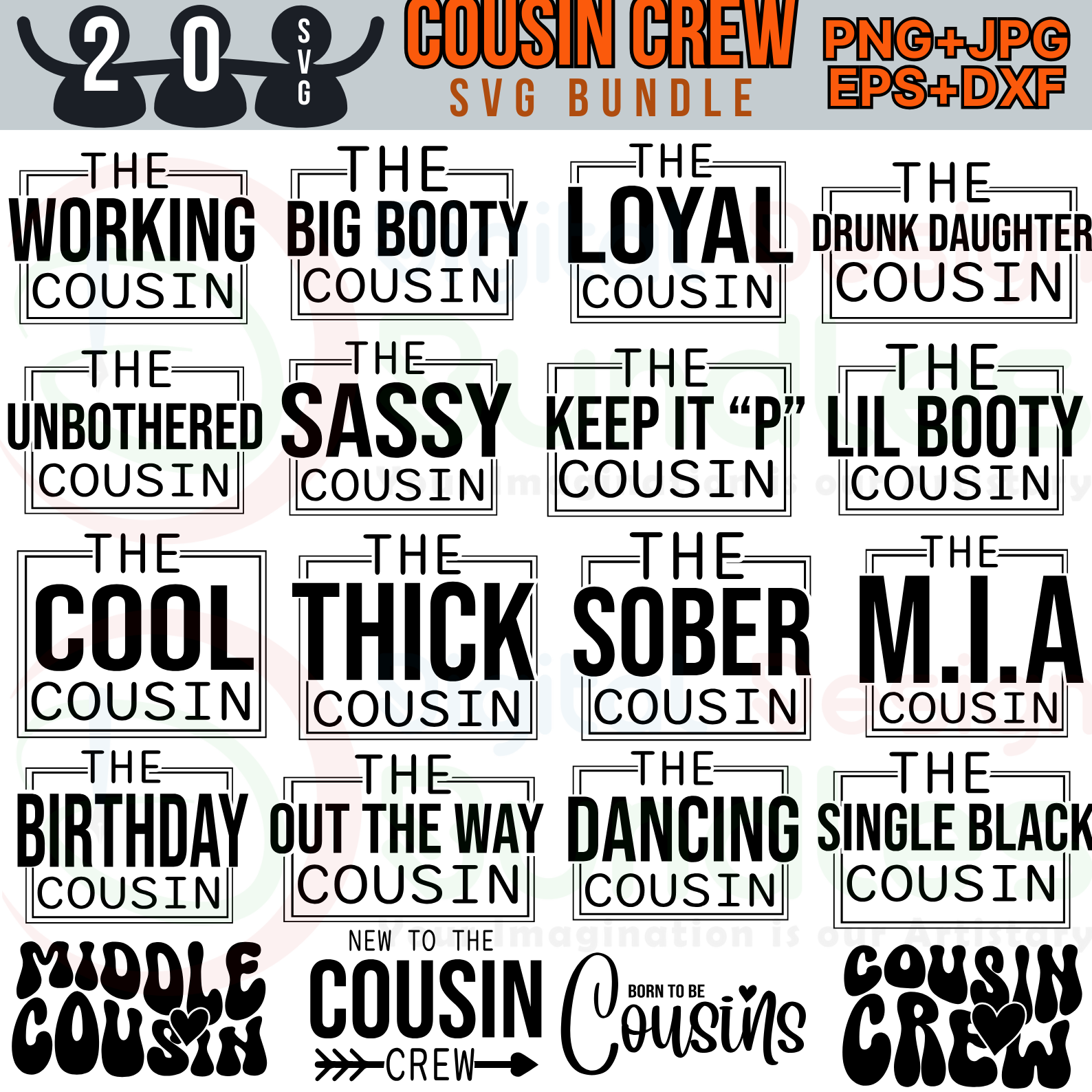 Cousin Crew SVG