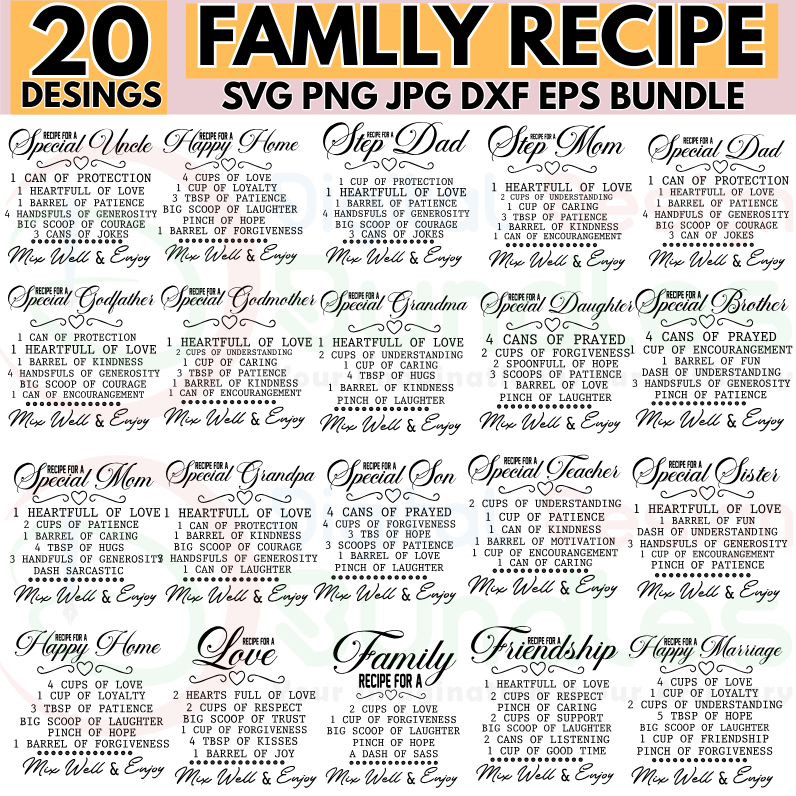 Recipe SVG