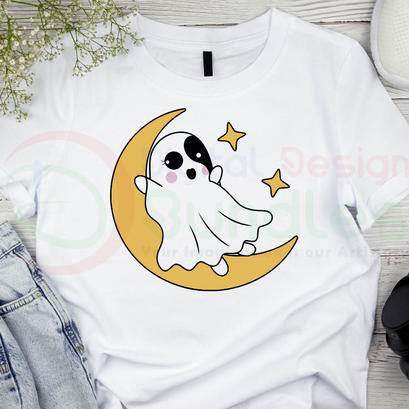 Cute Ghost Halloween SVG