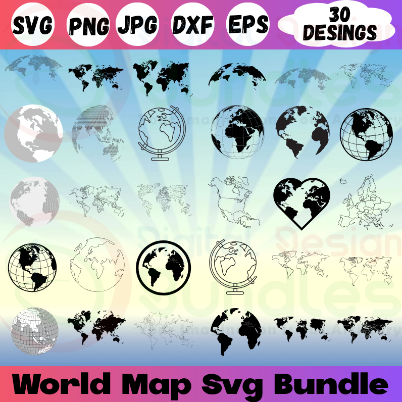 World Map SVG