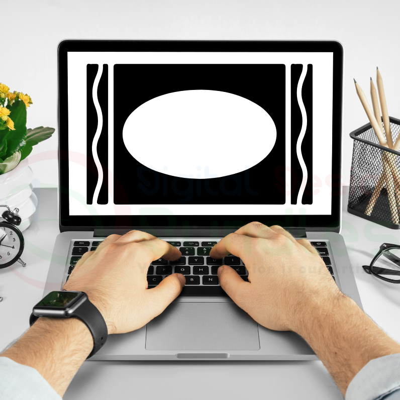 Crayon Split Monogram Svg