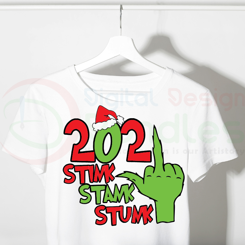 Grinch Face SVG - 1