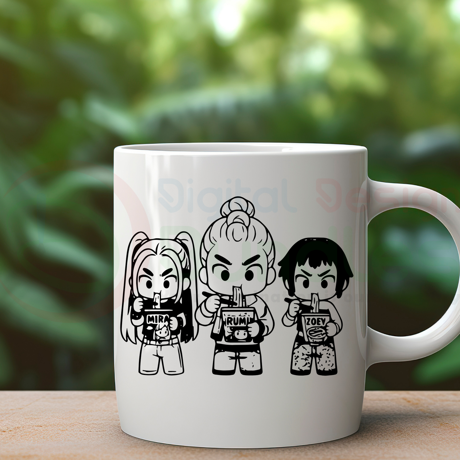 Kpop Demon Hunters SVG