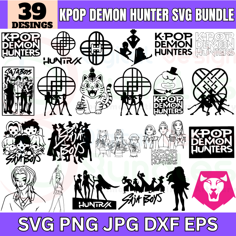 Kpop Demon Hunters SVG - 1