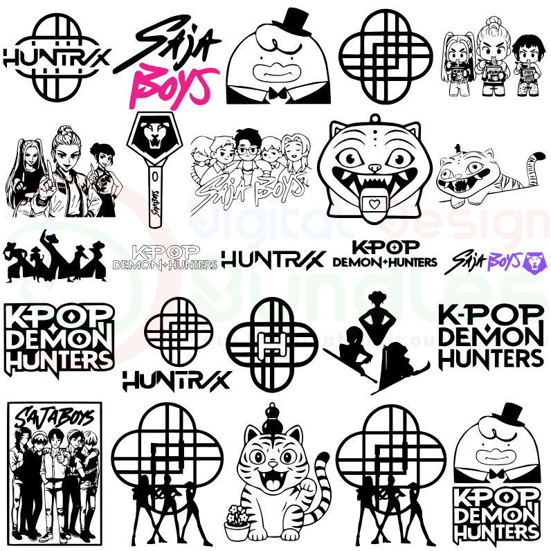 Kpop Demon Hunters SVG - 1