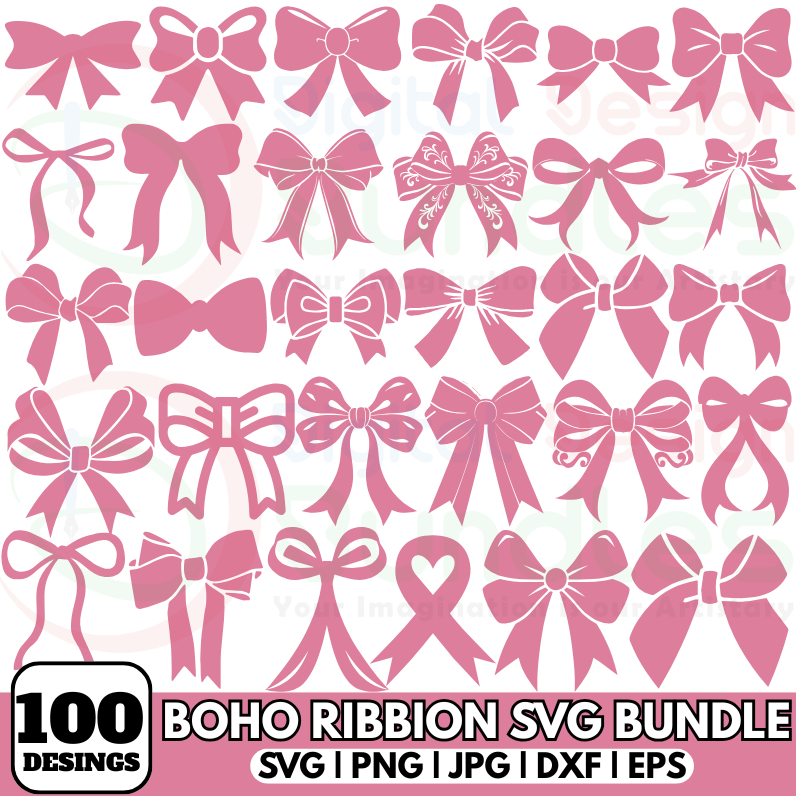 Boho Ribbon SVG