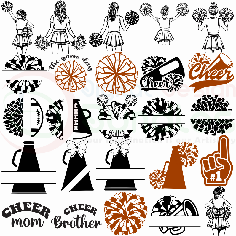 Cheerleader SVG Bundle