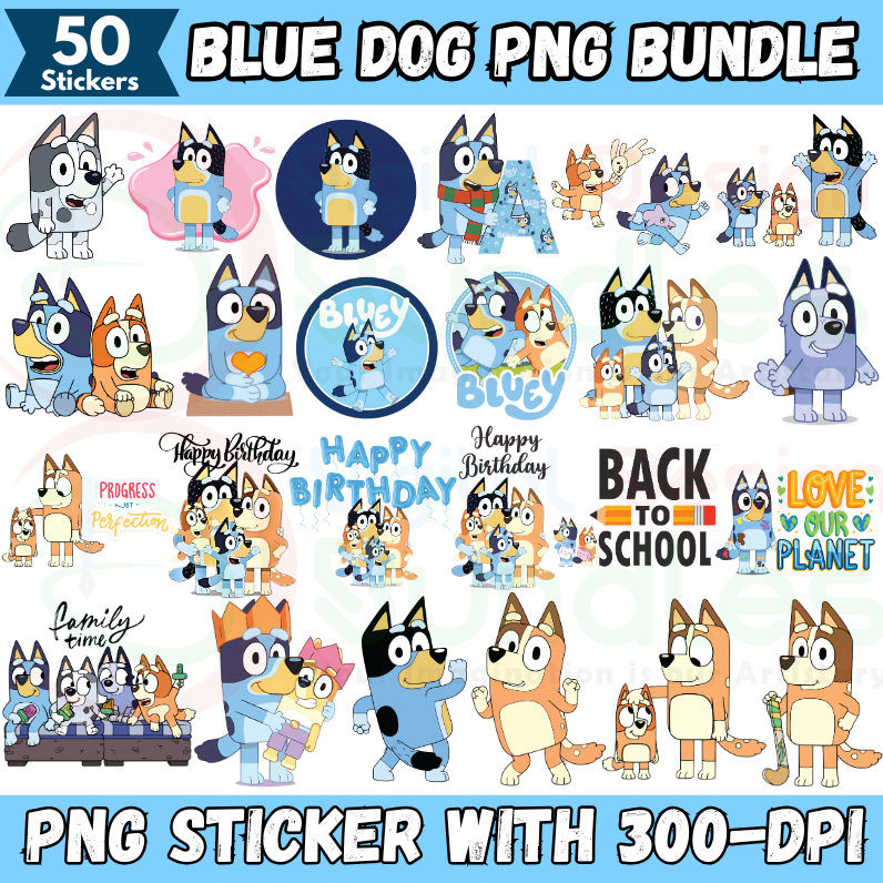 Blue Dog PNG Bluey
