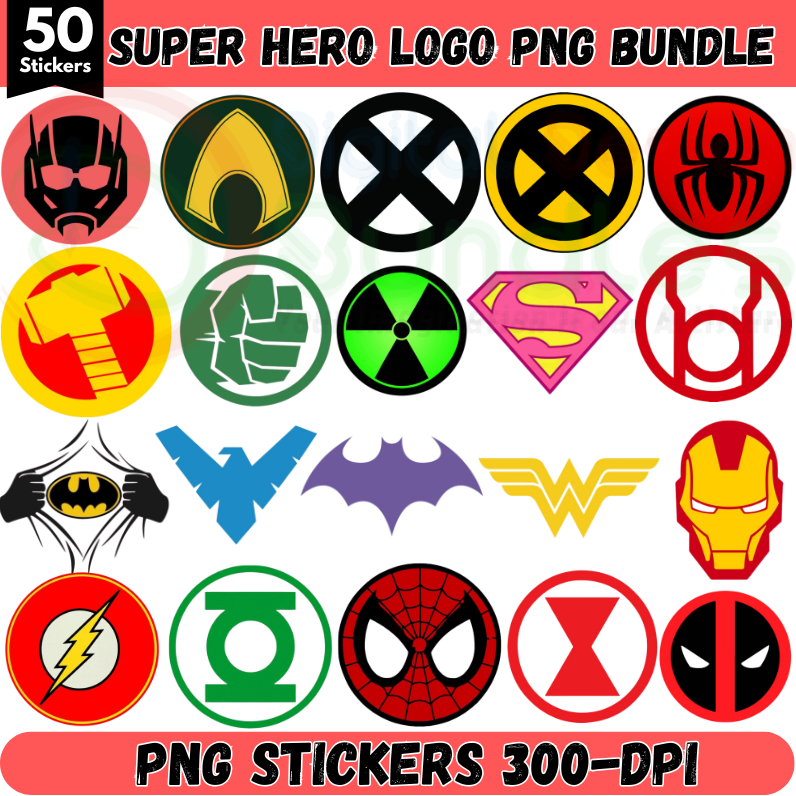 Superhero Logo PNG