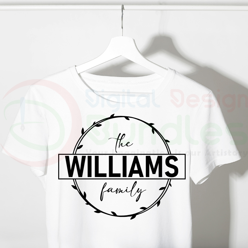 Family Monogram SVG
