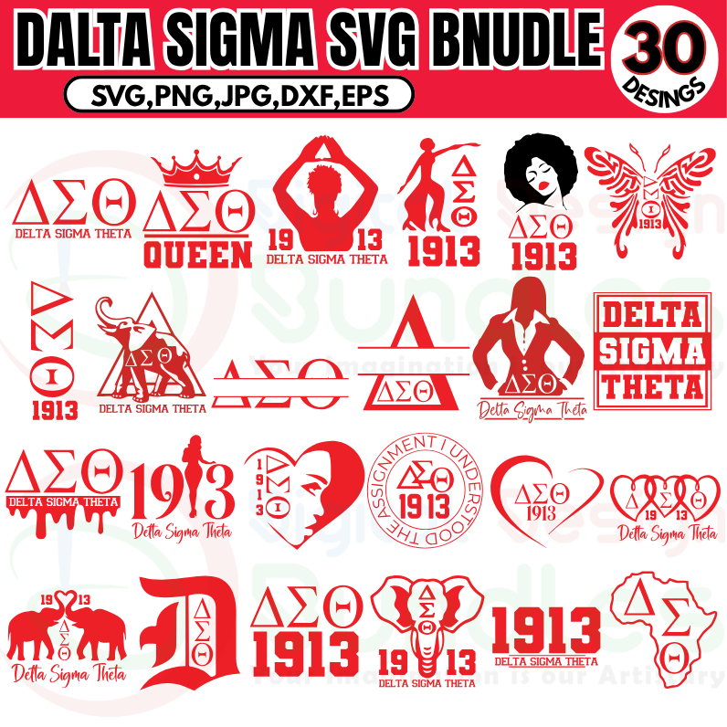 Delta Sigma SVG Bundle