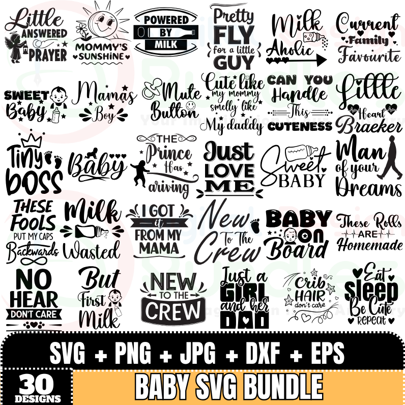 Baby SVG Bundle