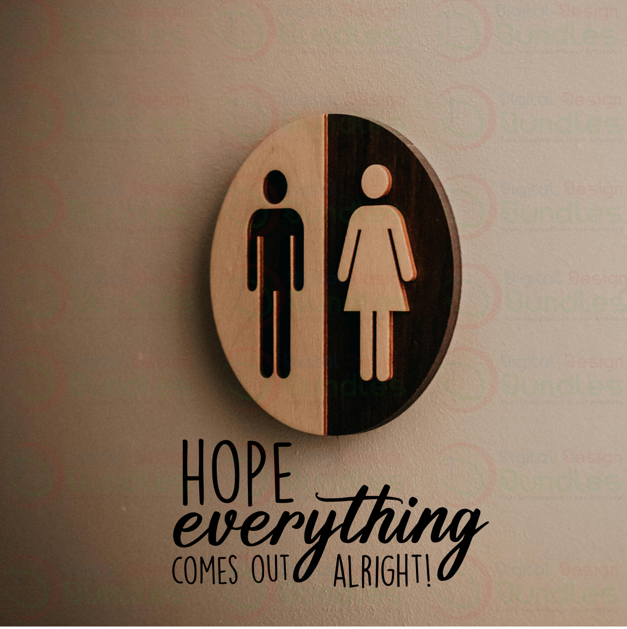 Funny Bathroom SVG
