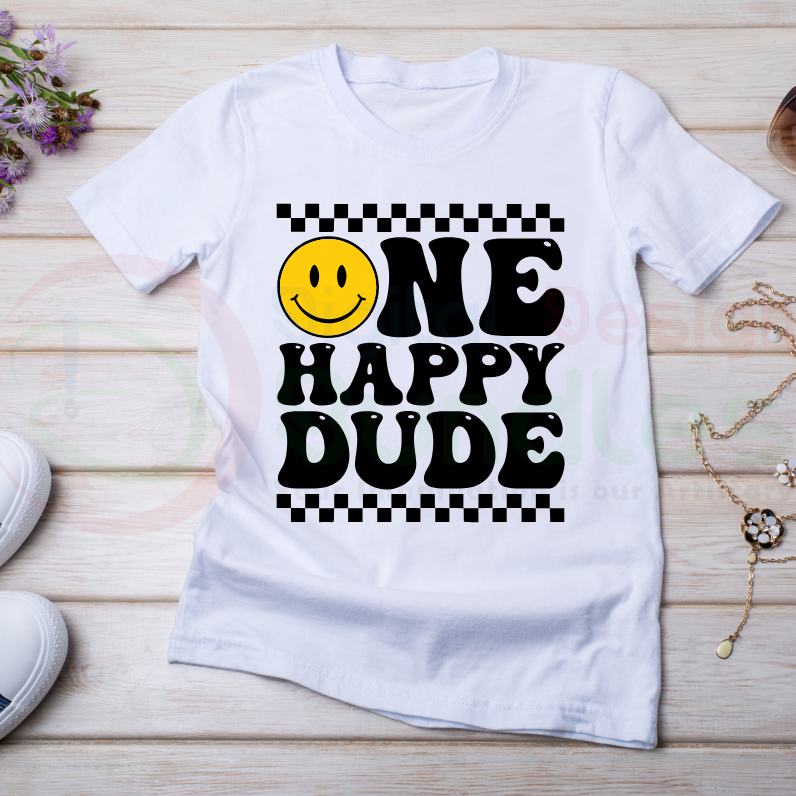 ONE Happy Dude SVG