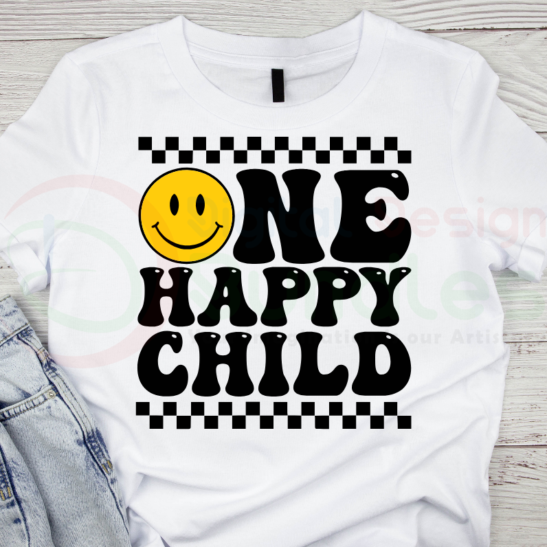 ONE Happy Dude SVG