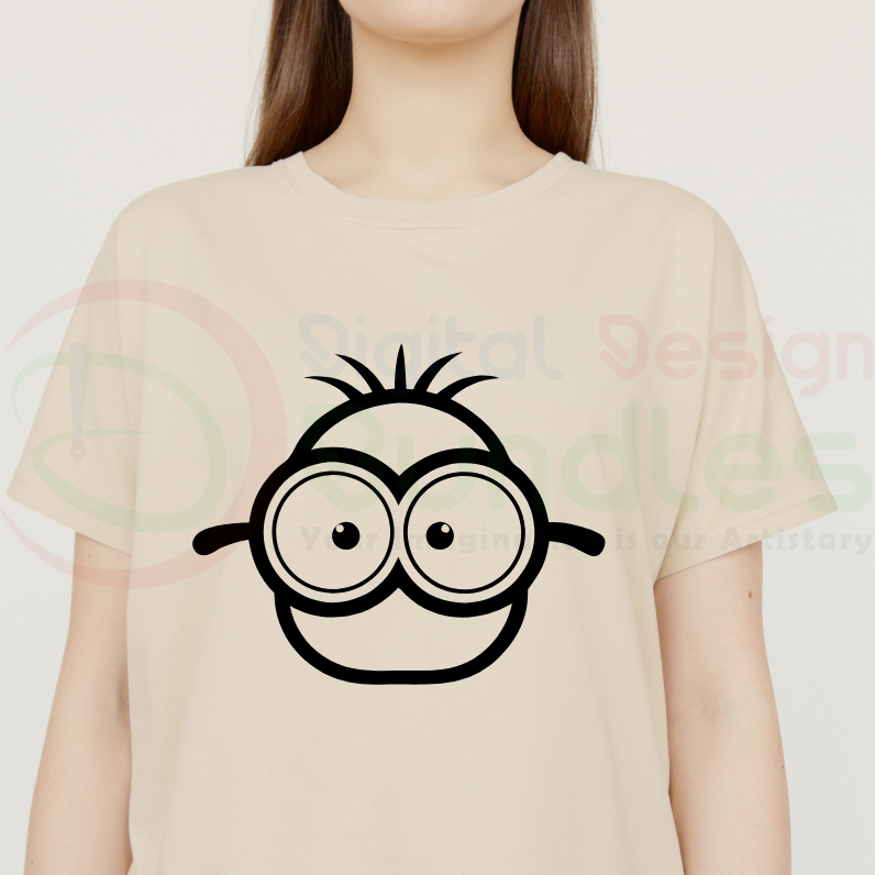 Minions Face SVG