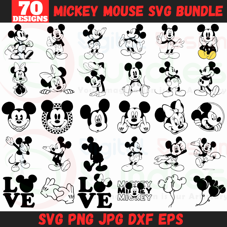 Micky Mouse SVG