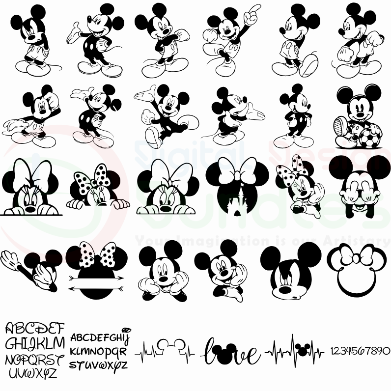 Micky Mouse SVG