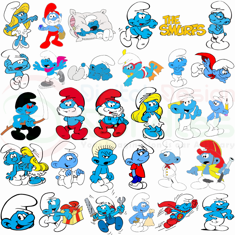 Smurfs SVG