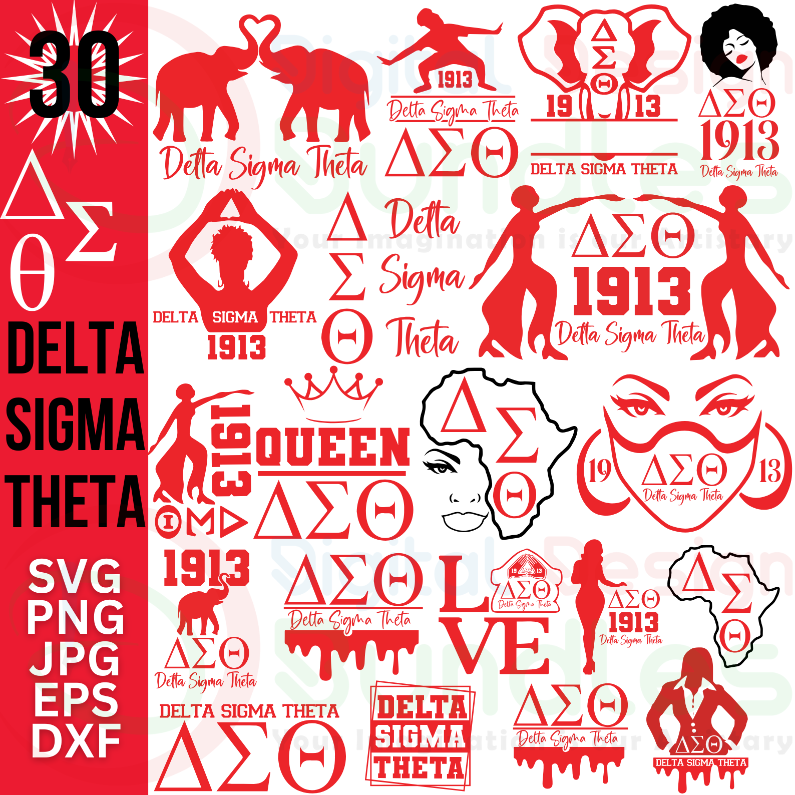 Delta Sigma SVG Bundle -1