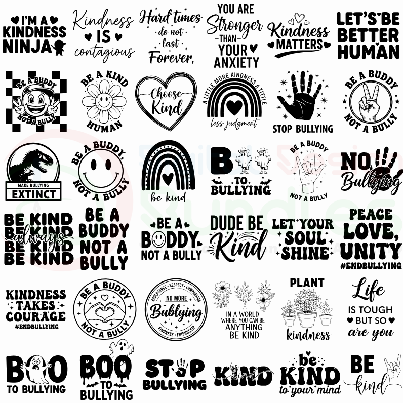 Anti Bullying SVG Bundle -1