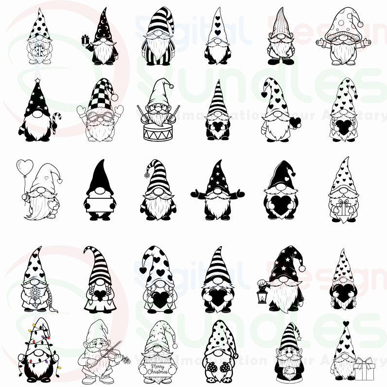 Gnomes Merry Christmas