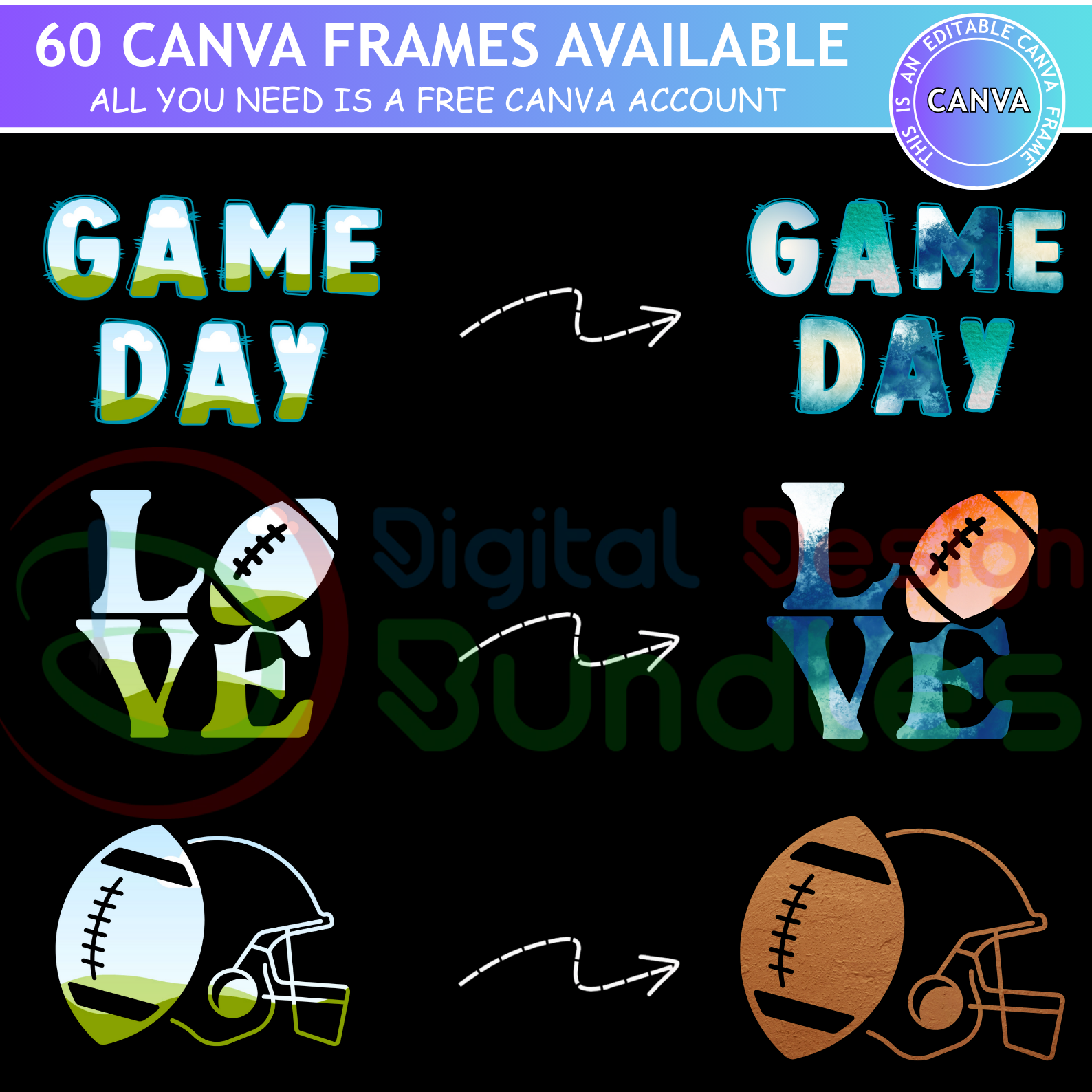 American Football Canva
