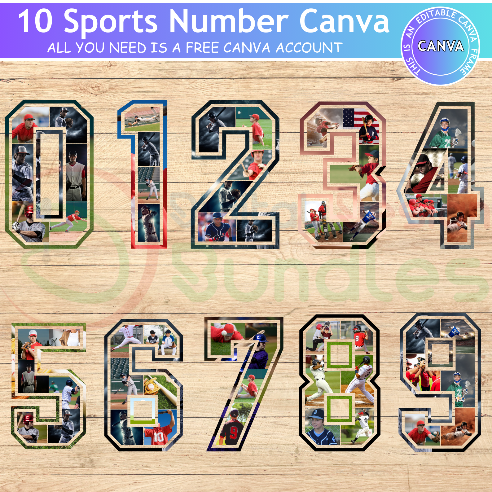 Sports Number Canva -1
