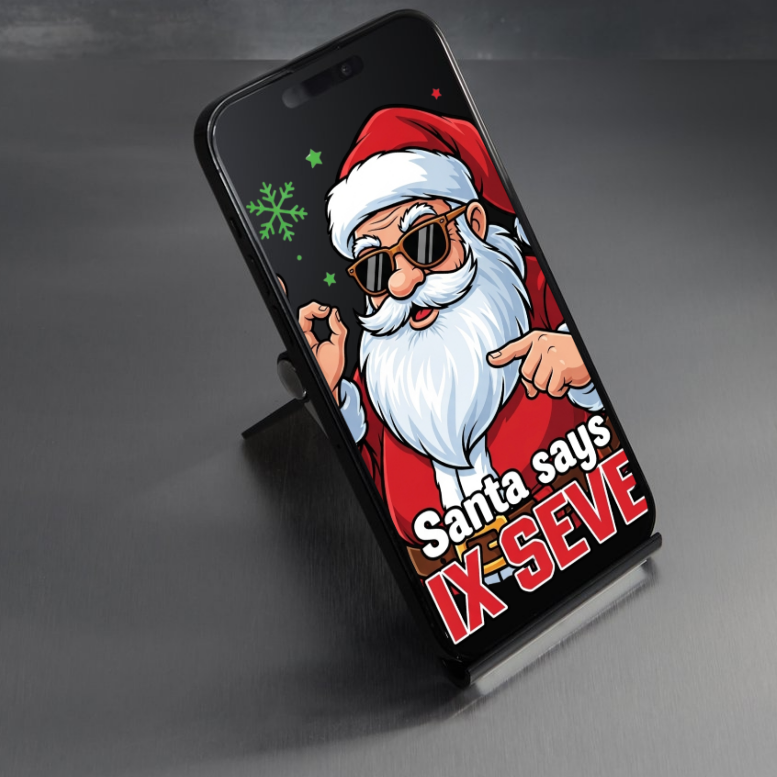 Santa Inspired Six Seven
