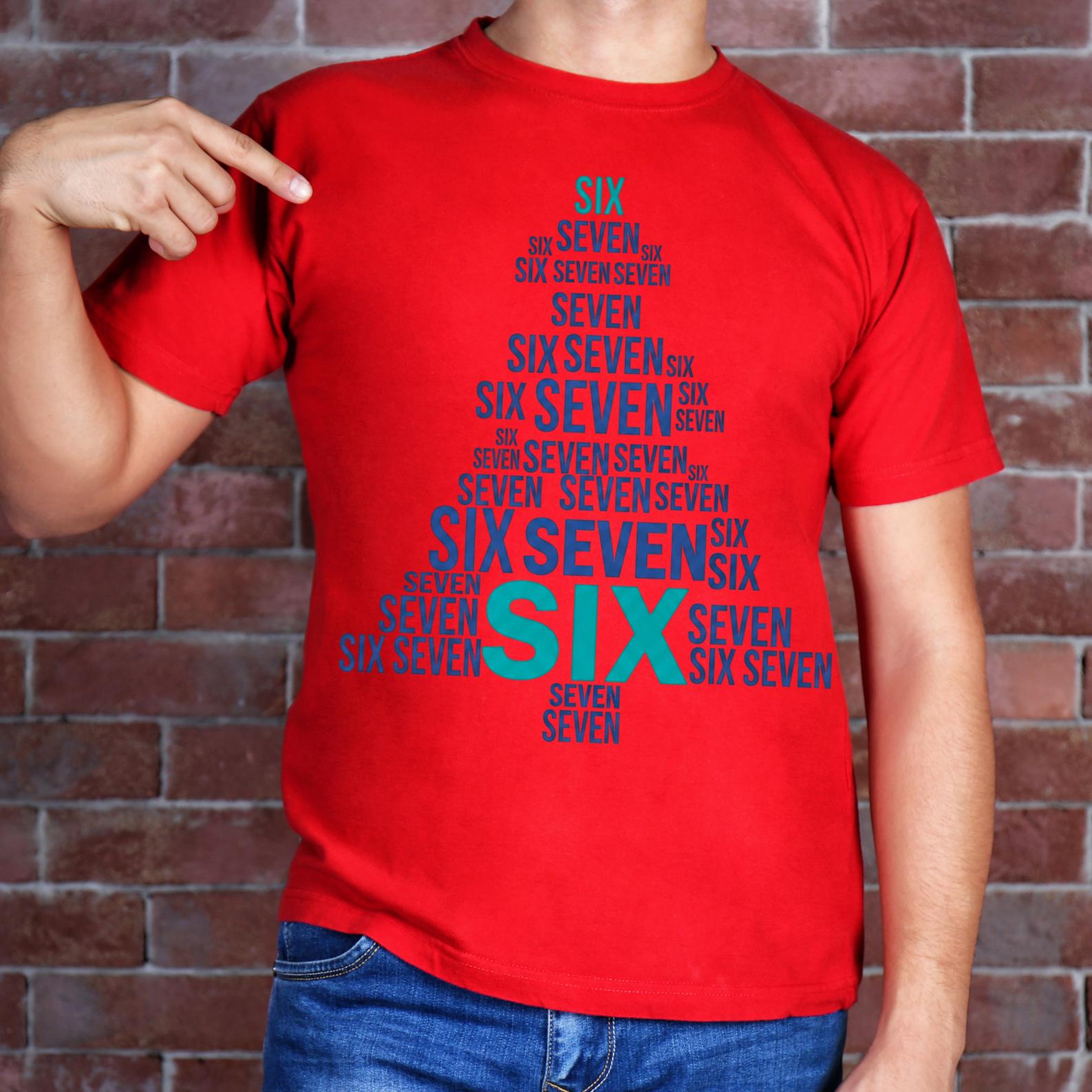 Trending Six Seven T Shirt PNG