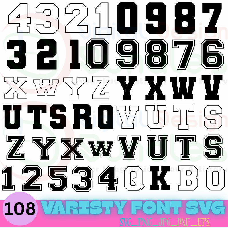 Varsity Font
