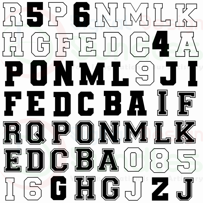 Varsity Font