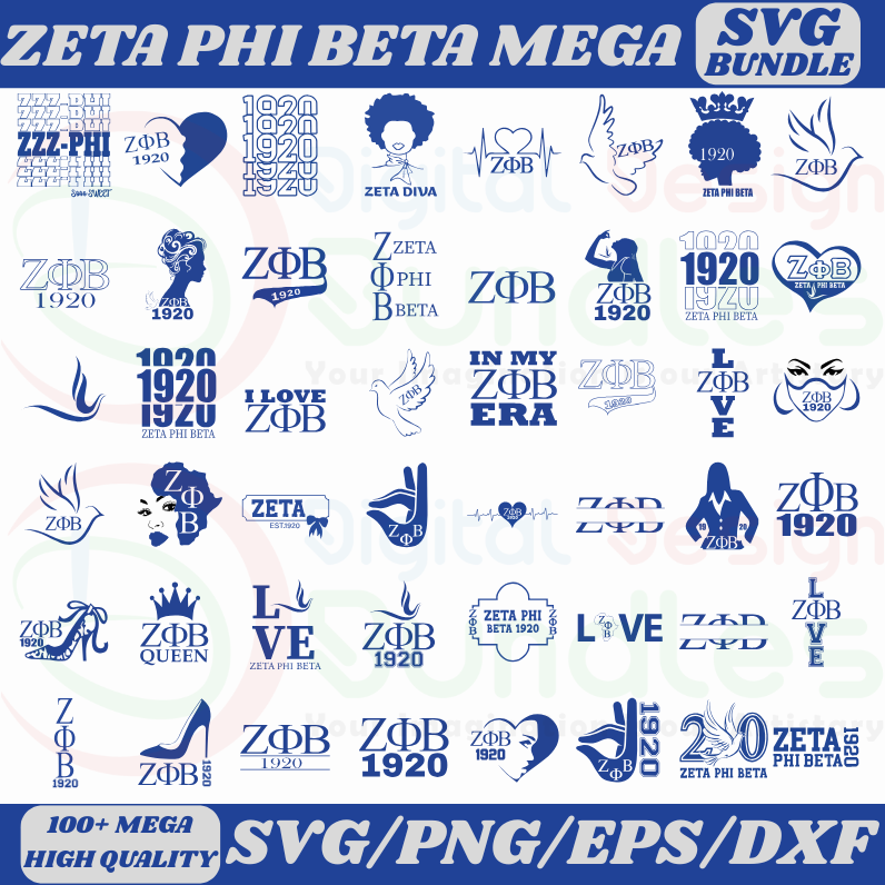 Zeta Phi Beta SVG