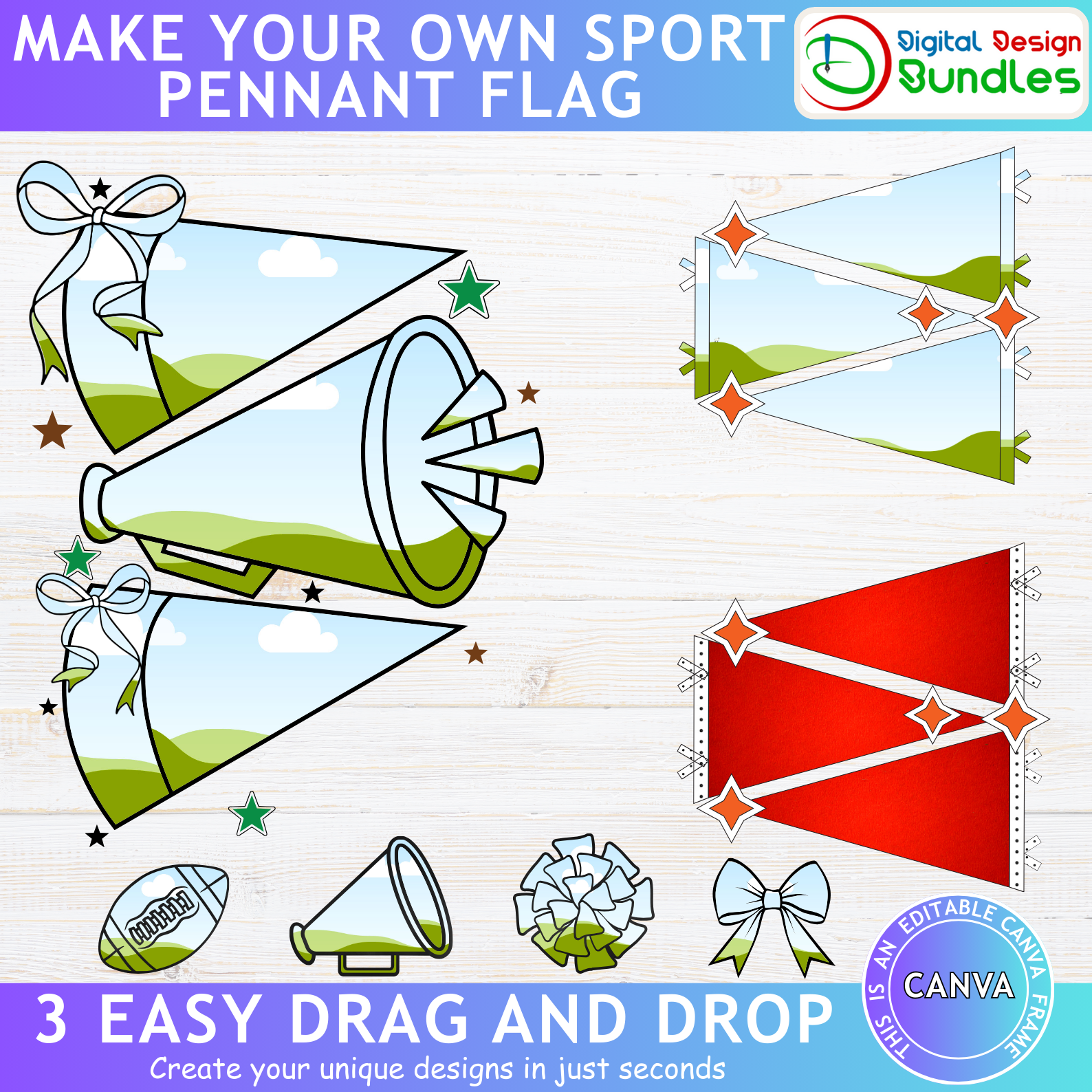 School Spirit Pennant