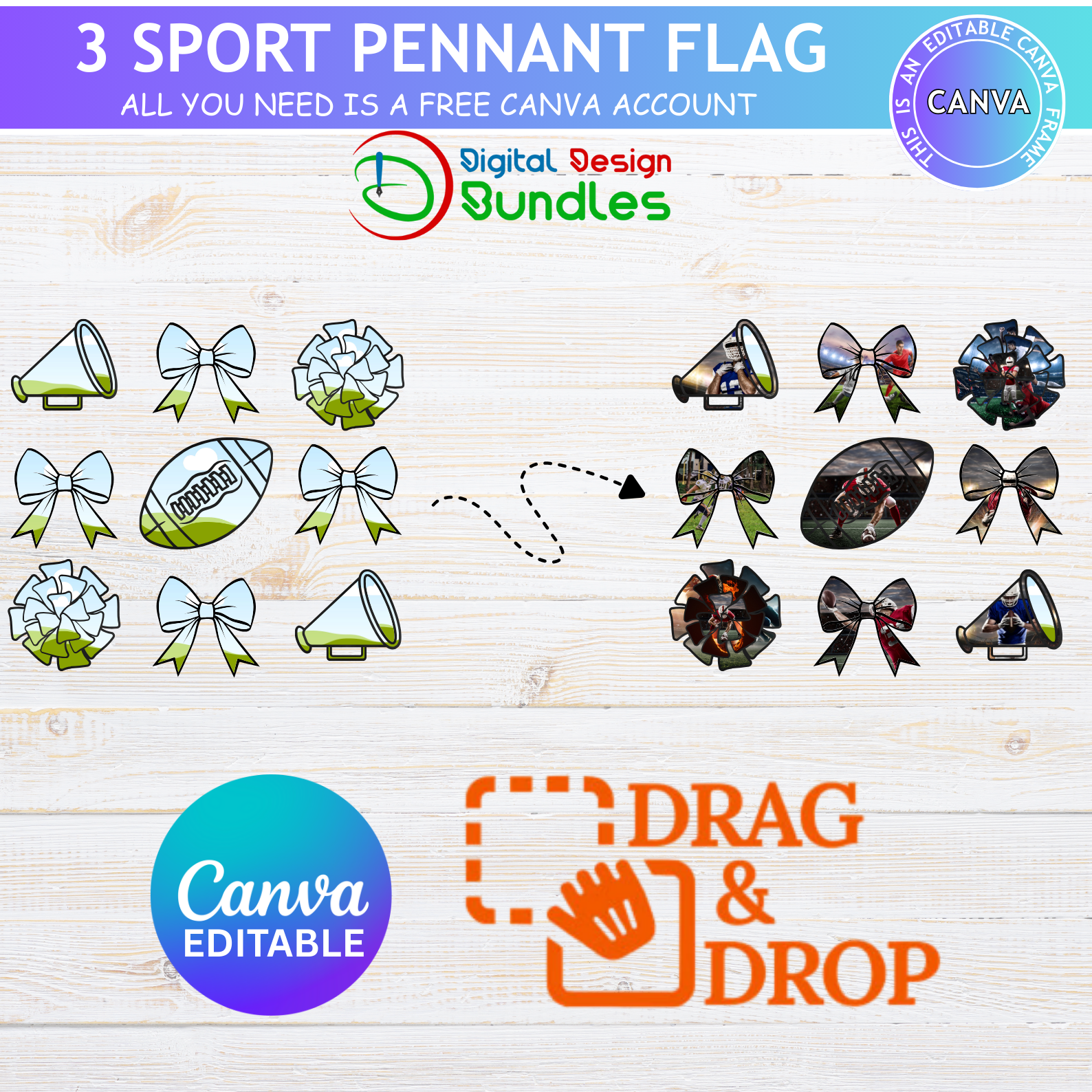 School Spirit Pennant