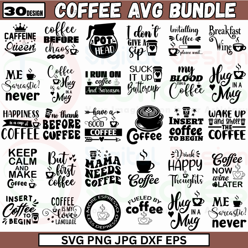 Coffee Svg Bundle