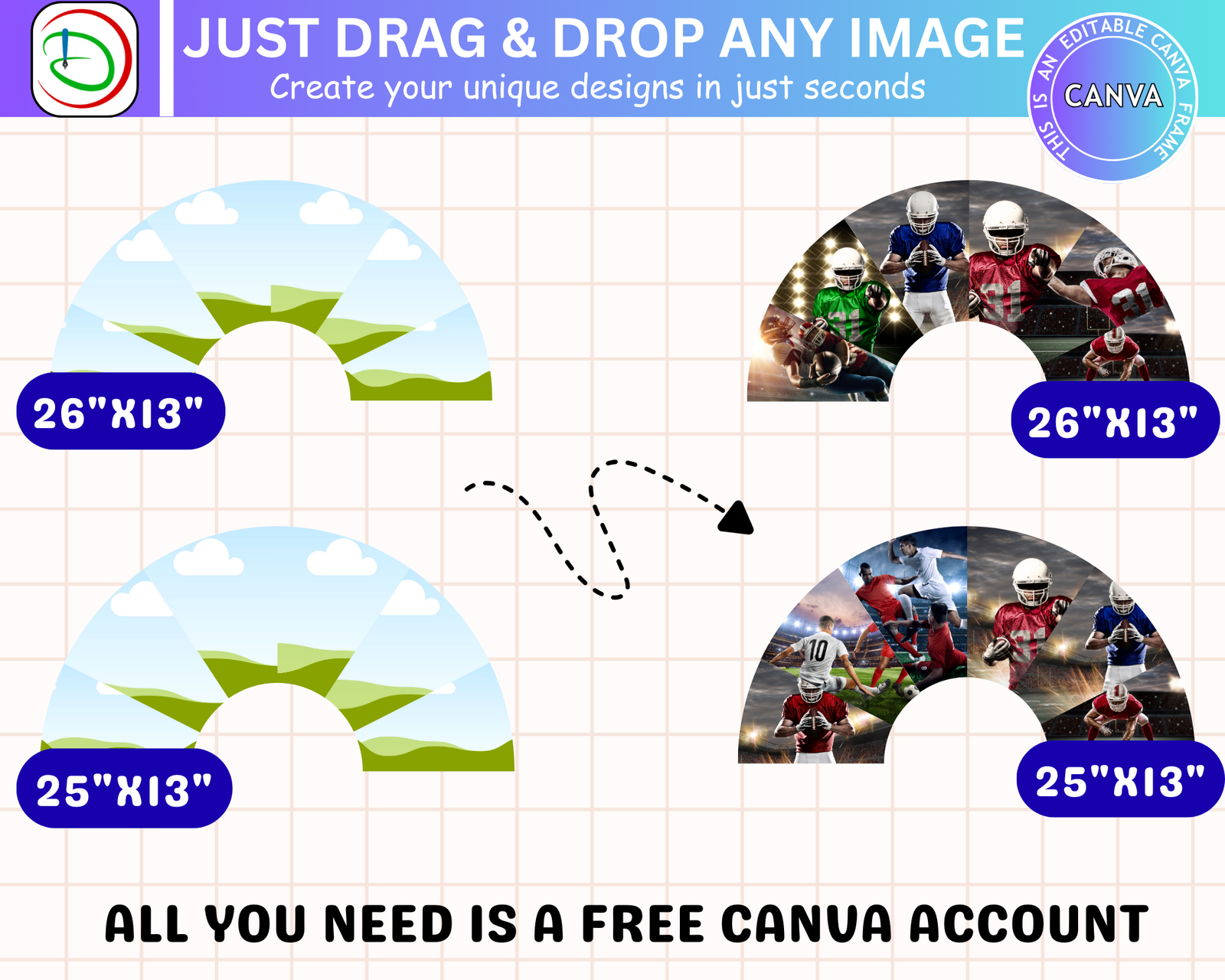 Clack Fan Editable Canva Template