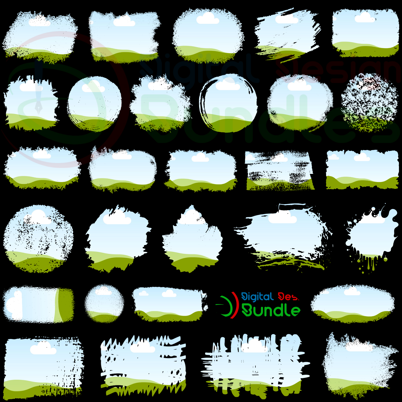 Distressed Textures Frames