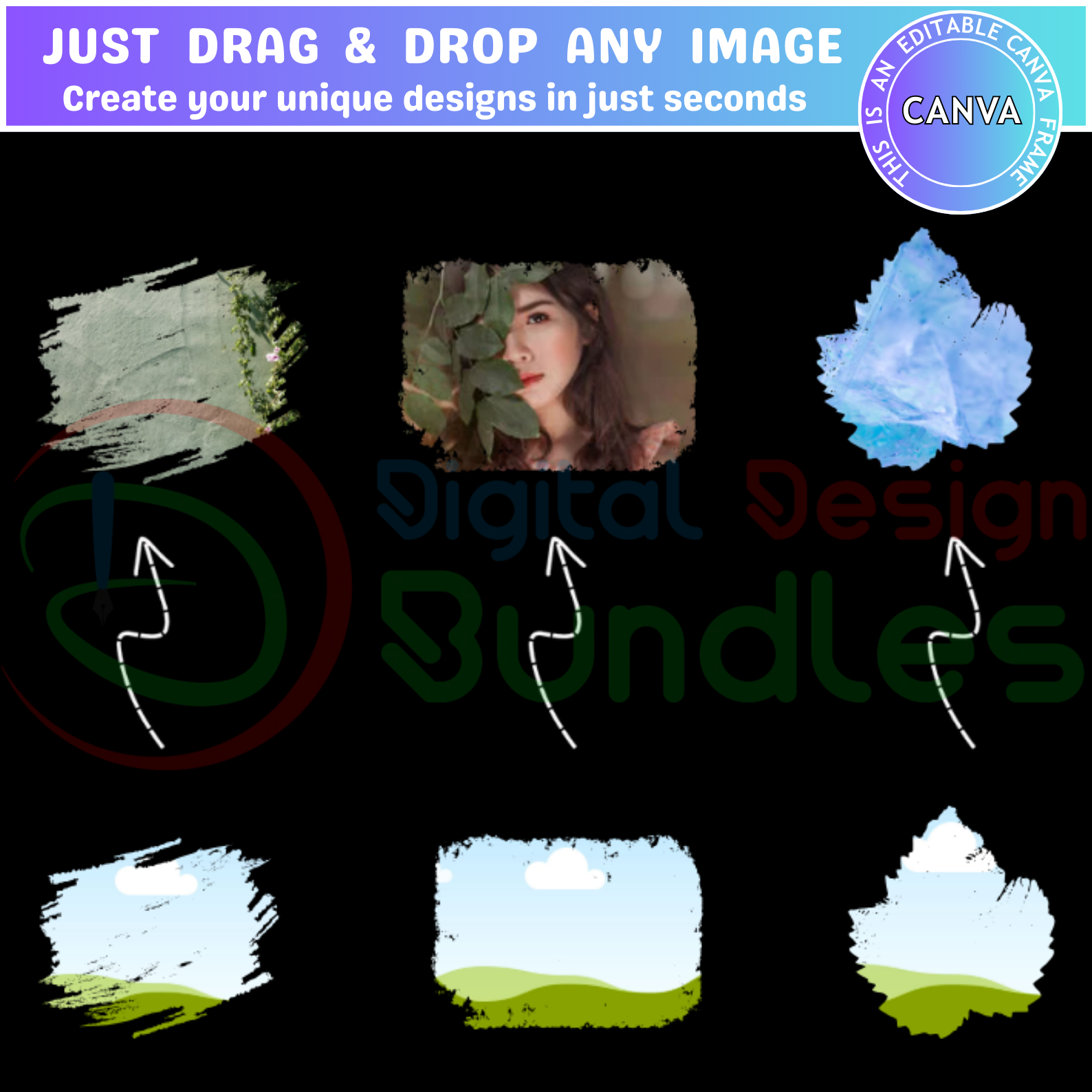 Distressed Textures Frames